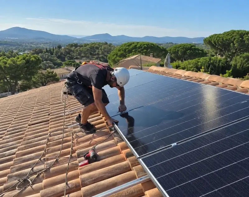 Installateur panneaux solaires Priziac — pose photovoltaïque sur toiture