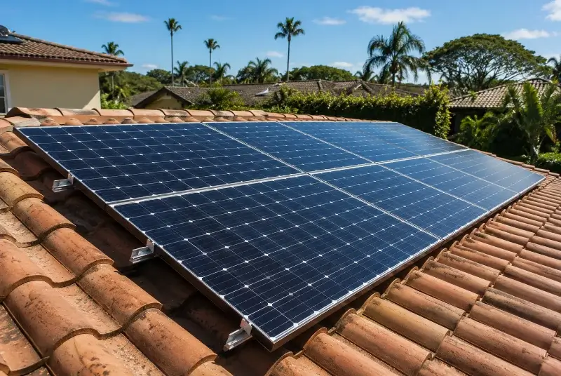 Installation de panneaux solaires à Priziac